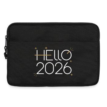 Hallo Neonschild 2026 - Laptoptasche 13" - Schwarz - Vorne