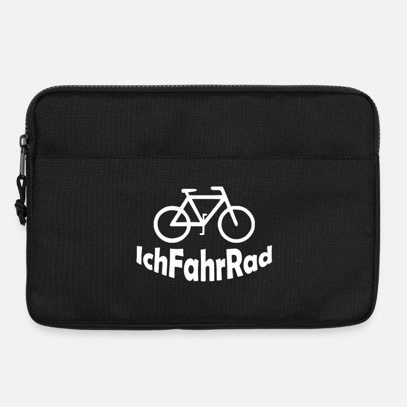 IchFahrRad - Laptoptasche 13" - Schwarz