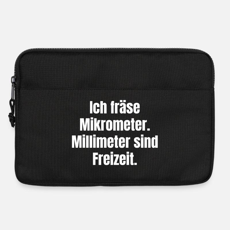 Micrometer Leisure Saying - Laptop bag 13" - black