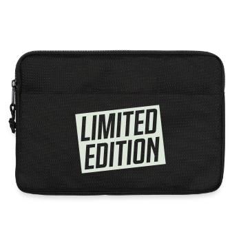 Limitierte Auflage Stempeldesign - Laptoptasche 13" - Schwarz - Vorne