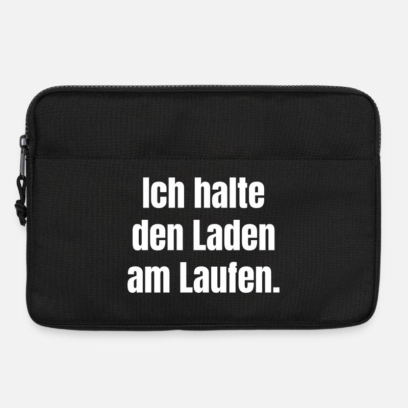 Ich halte den Laden am Laufen - Laptoptasche 13" - Schwarz