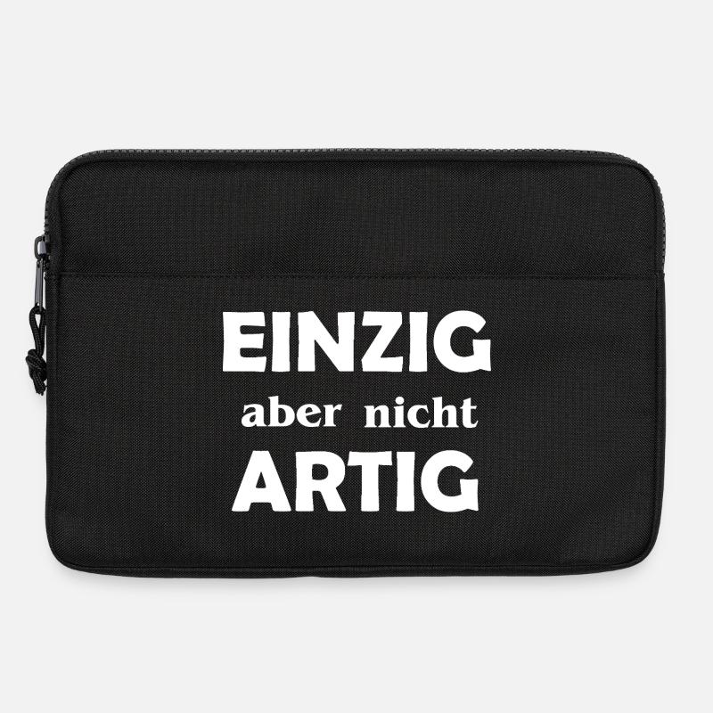 Einzigartig aber nicht Artig - Laptoptasche 13" - Schwarz