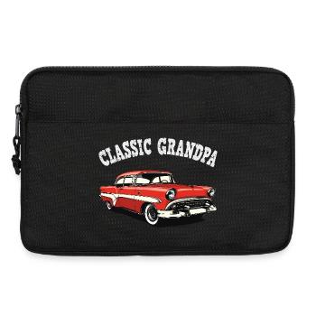 Classic Grandpa Auto Retro Artwork - Laptoptasche 13" - Schwarz - Vorne