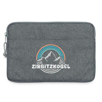 Zirbitzkogel en tant que montagne - Sacoche pour ordinateur portable 13 pouces - gris chiné - Devant