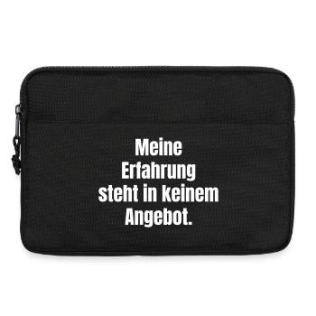 My experience is not in any offer - Laptop bag 13" - black - Front
