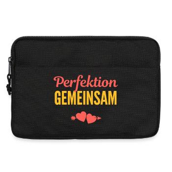Perfection ensemble : l’amour dans l’équipe - Sacoche pour ordinateur portable 13 pouces - noir - Devant