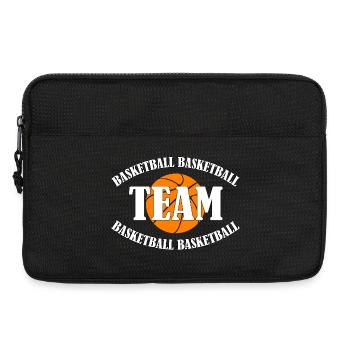 Basketball Team - Laptop bag 13" - black - Front