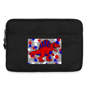 Spinosaurus dino - Laptop bag 13" - black - Front