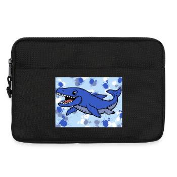 Mosasaurus Dino - Laptop bag 13" - black - Front