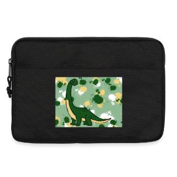 Brachiosaurus Dino - Laptop bag 13" - black - Front