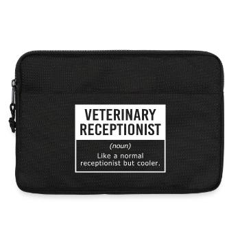 Veterinarian, Secretary, Veterinarian, Receptionist - Laptop bag 13" - black - Front