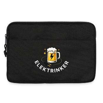Elektrinker – Pun Gift for Electrician - Laptop bag 13" - black - Front