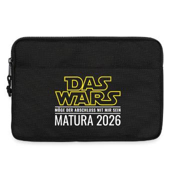 Matura 2026 Das wars - Laptoptasche 13" - Schwarz - Vorne