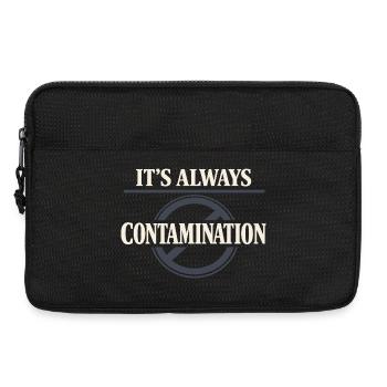 Mikrobiologie - Laptoptasche 13" - Schwarz - Vorne