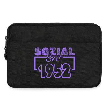 Sozial 1952 - Laptoptasche 13" - Schwarz - Vorne