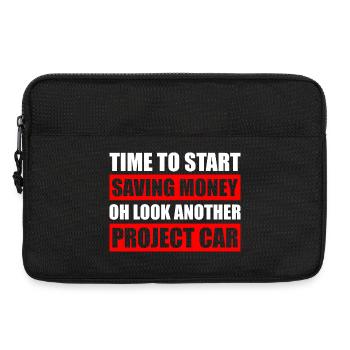 Start saving money Car lover car guy mechanic - Laptoptasche 13" - Schwarz - Vorne