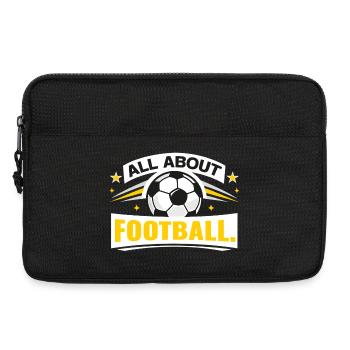 Alles rund um Fußball - Laptoptasche 13" - Schwarz - Vorne