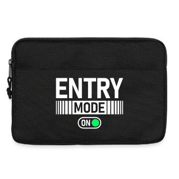 Entry Mode on Stock Market Exchange Trader - Laptop bag 13" - black - Front