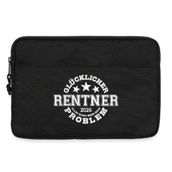 Glücklicher Rentner 2026 Nicht Mehr Mein Problem - Laptoptasche 13" - Schwarz - Vorne