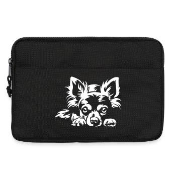 Chihuahua « Édition Noire » - Sacoche pour ordinateur portable 13 pouces - noir - Devant