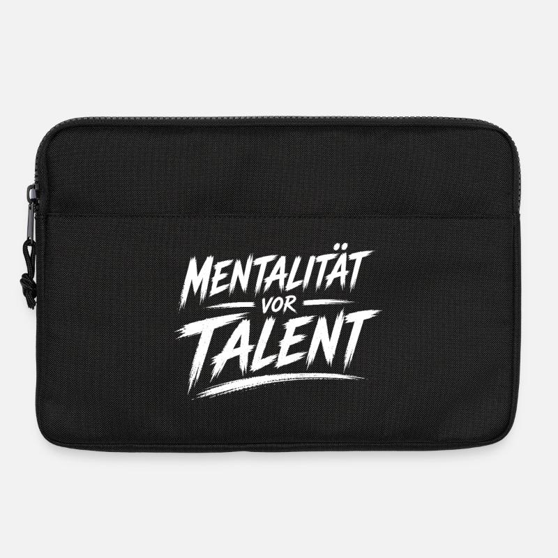 Mentality before talent - Laptop bag 13" - black