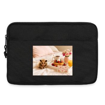 Chico 11: Muttertag 2026 - Laptoptasche 13" - Schwarz - Vorne