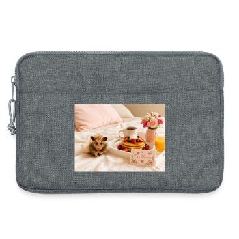 Chico 11: Muttertag 2026 - Laptoptasche 13" - Grau meliert - Vorne