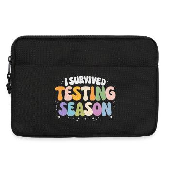 I survived the exam phase School Humor - Laptop bag 13" - black - Front
