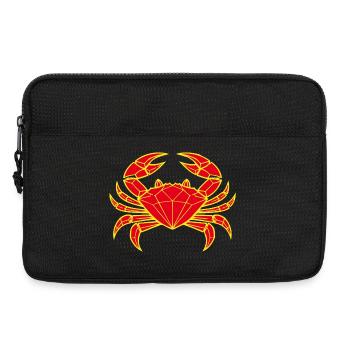 Krebs – Schutz & Stärke - Laptoptasche 13" - Schwarz - Vorne