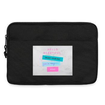 HELLO BEAUTIFUL Positive Aesthetic motivation - Laptoptasche 13" - Schwarz - Vorne
