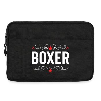 Boxer Boxen Sport - Laptoptasche 13" - Schwarz - Vorne