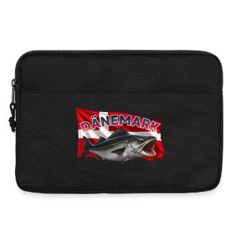 Pêche au charbon de bois au Danemark - Sacoche pour ordinateur portable 13 pouces - noir - Devant
