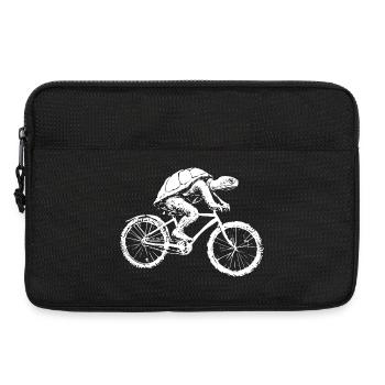 Bicycle Turtle - Laptop bag 13" - black - Front