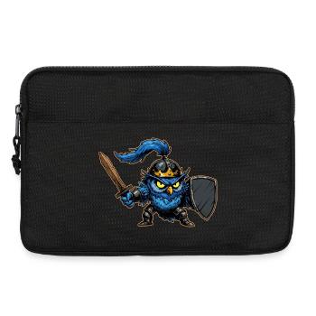 Knight Owl Ren Faire Mittelalterfest Lustig - Laptoptasche 13" - Schwarz - Vorne