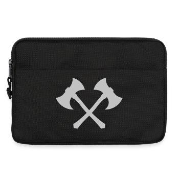 Cross axe - Laptop bag 13" - black - Front