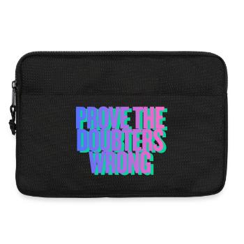 prove_the_doubters_wrong_20260604_175455_0000 - Sacoche pour ordinateur portable 13 pouces - noir - Devant