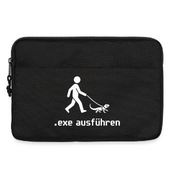 Admin Exe Ausführen - Laptoptasche 13" - Schwarz - Vorne