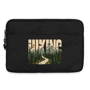 Hiking - Outdoor Adventure - Laptop bag 13" - black - Front