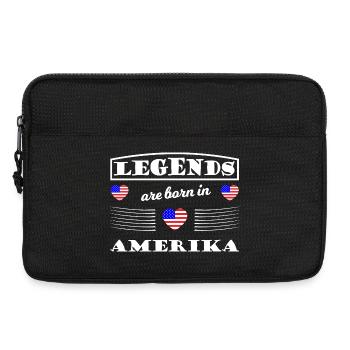 Legends from America - Laptop bag 13" - black - Front