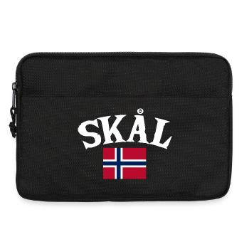 Vacances en Norvège dans les fjords de Norge Voyage en Scandinavie - Sacoche pour ordinateur portable 13 pouces - noir - Devant
