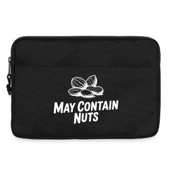 Kann Nüsse enthalten - Laptoptasche 13" - Schwarz - Vorne