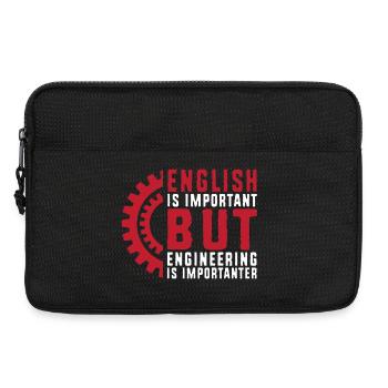 Ingenieur Student - Laptoptasche 13" - Schwarz - Vorne