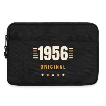1956 Original Jahrgang Retro 70. Geburtstag Gesche - Laptoptasche 13" - Schwarz - Vorne