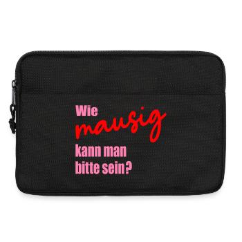 Beste Freundin Maus - Laptoptasche 13" - Schwarz - Vorne