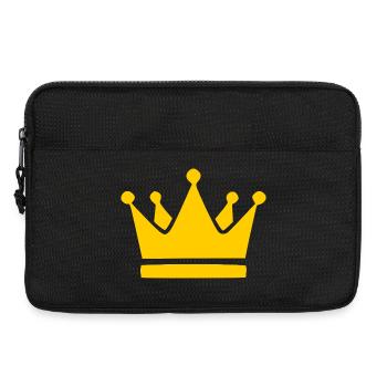 Crown Birthday Gift - Laptop bag 13" - black - Front