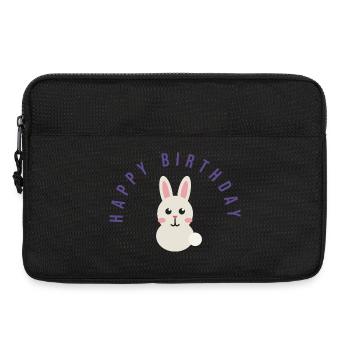 HAPPY BIRTHDAY. HAPPY BIRTHDAY. ANNIVERSARY. - Laptop bag 13" - black - Front