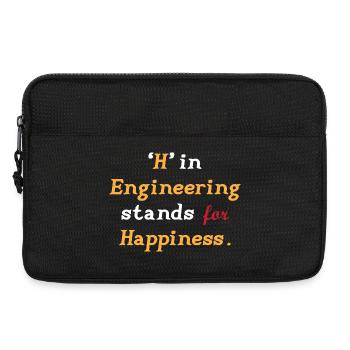 Ingenieur Student - Laptoptasche 13" - Schwarz - Vorne