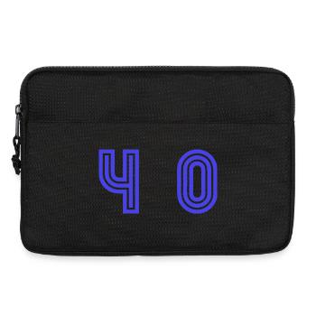 40. 40 YEARS. 40th ANNIVERSARY. 40TH ANNIVERSARY. - Laptop bag 13" - black - Front