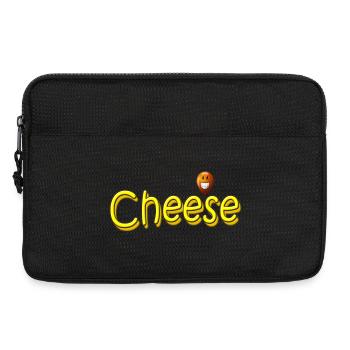 cheese - Laptop bag 13" - black - Front