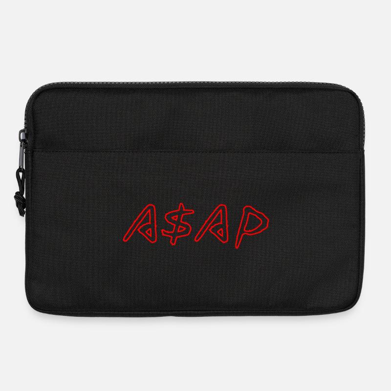 ASAP Neon Sketch Red - Laptop bag 13" - black